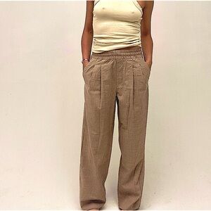 Pinstripe sweatpants